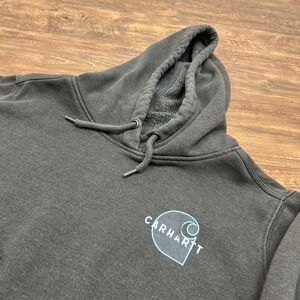 Carhartt Rain Defender Women's Relaxed Fit Hoodie Size 2X Carbon Heather Western